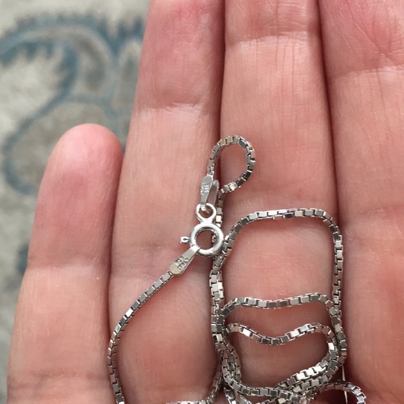 Natural sard agate sterling silver pendant & chain - Picture 7 of 12